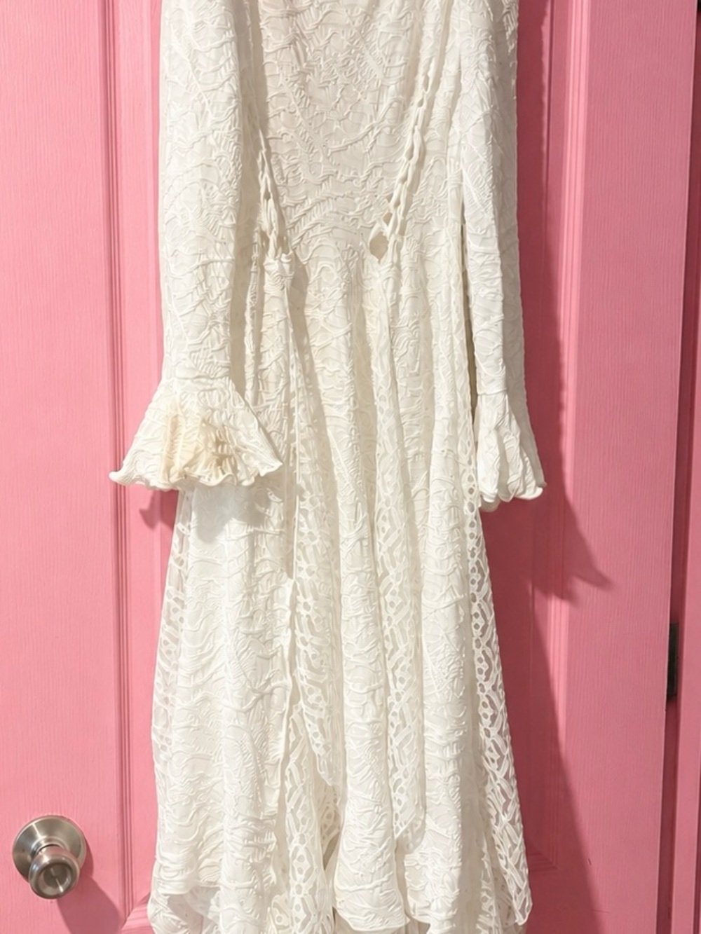 White Ghost CutOut details Maxi dress White Goth from Dark In Love x Dollskill
